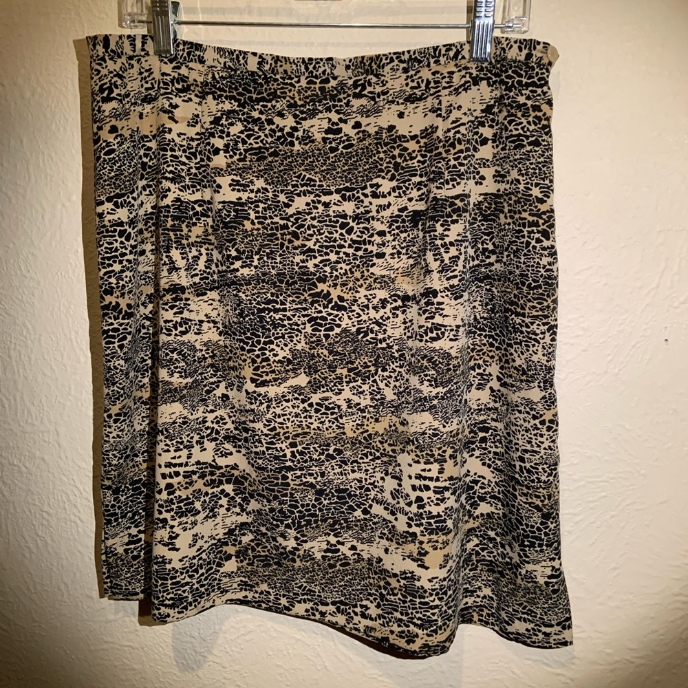 Animal Print 21” Skirt